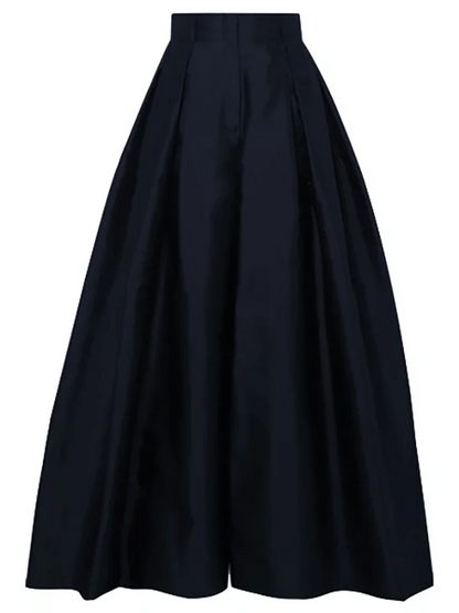 Shop Velvia | Loose Pants with High Waist Wide Leg and Pleated Pockets
