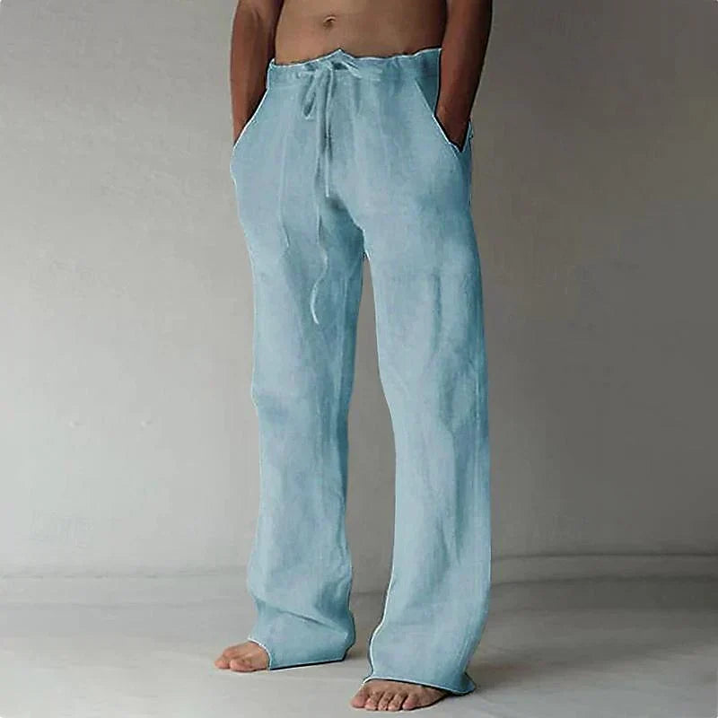 Shop Velvia | Men's Baggy Linen Pants