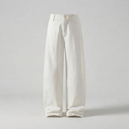 Ladies' ultra-modern cut fabric trousers Shop Velvia