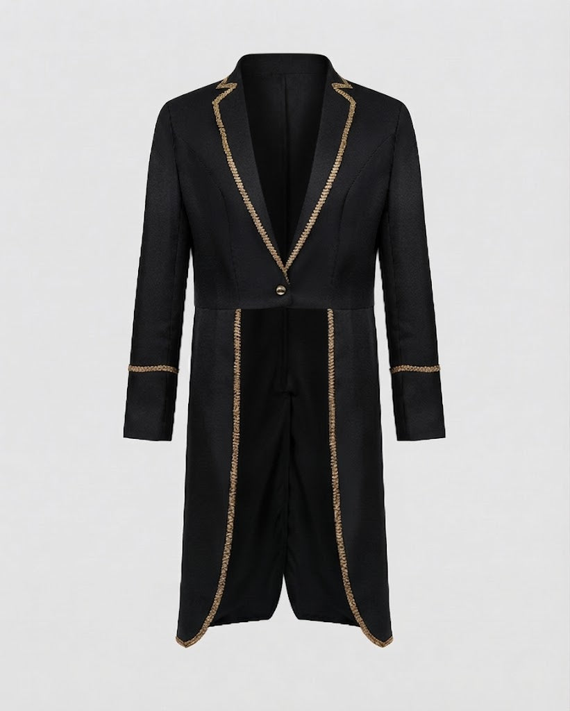 Ladies elegant tailcoat with ornate decorations Shop Velvia