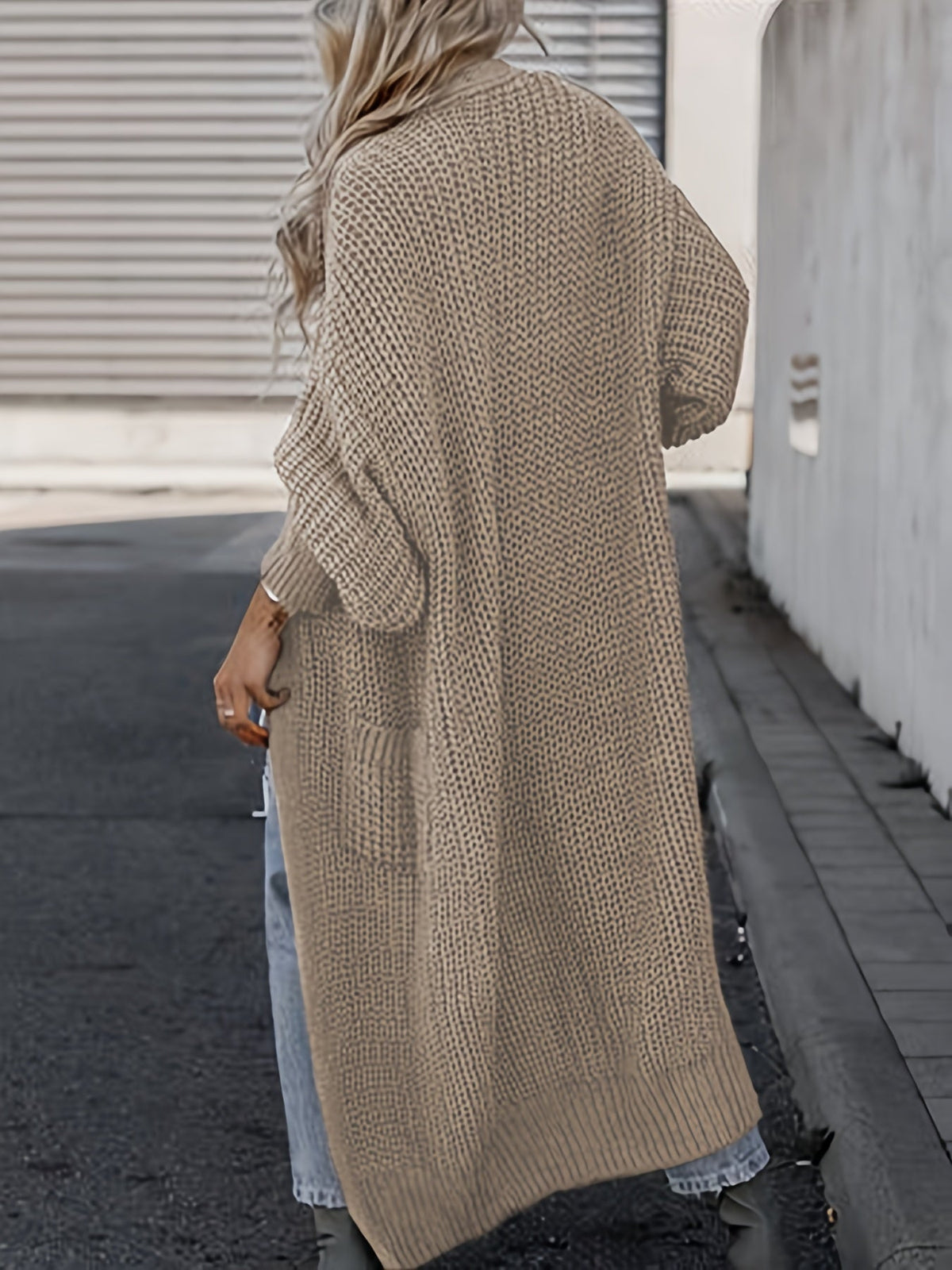 Shop Velvia | Wool knitted cardigan with pockets for women - Perfect for everyday use