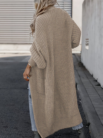 Shop Velvia | Wool knitted cardigan with pockets for women - Perfect for everyday use