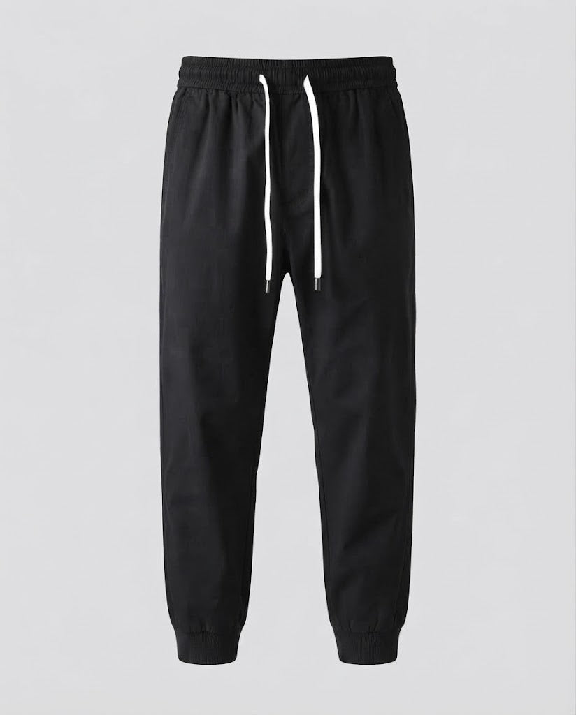 Men's Lightweight Elastic Jogger Pants with Drawstring and Ankle Hem Shop Velvia