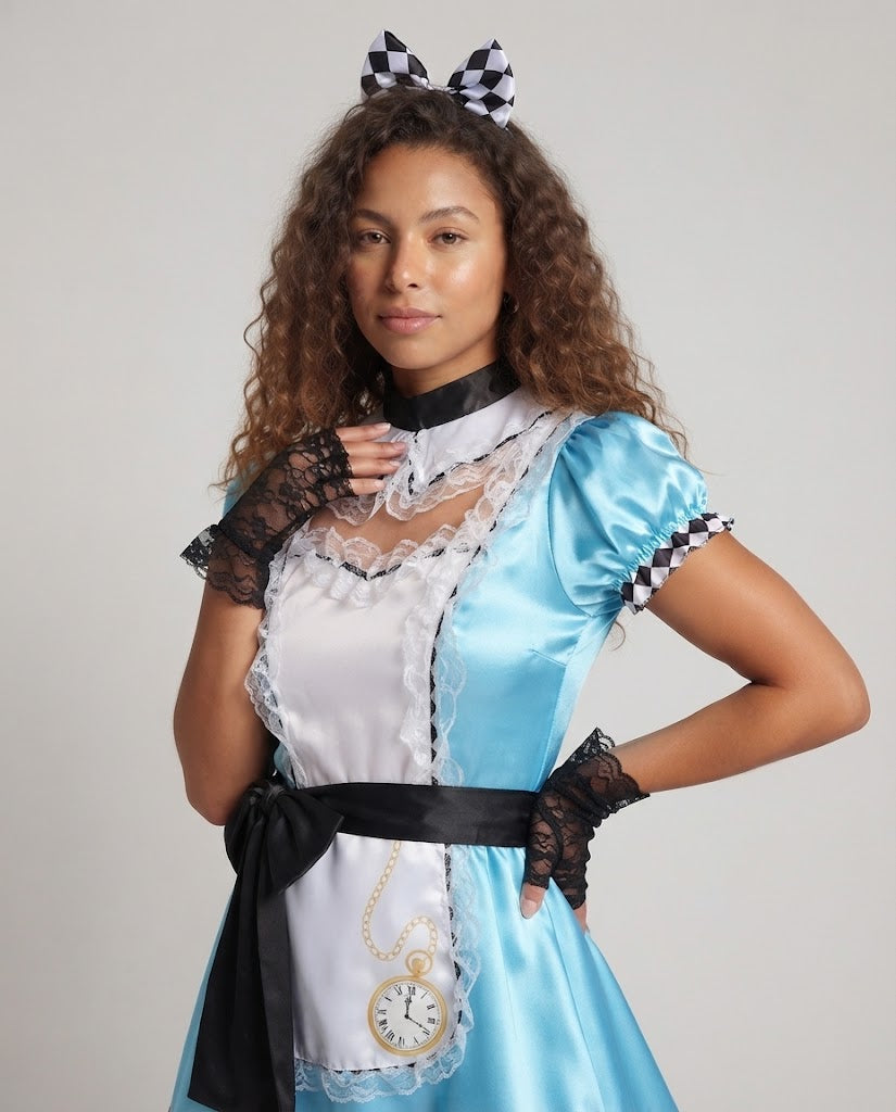 Women’s imaginative costume as Alice in Wonderland Shop Velvia