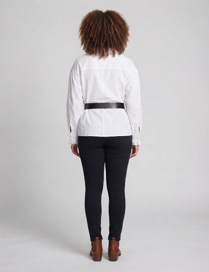Women's Historical Leather Hip with Lacing and Belt Shop Velvia