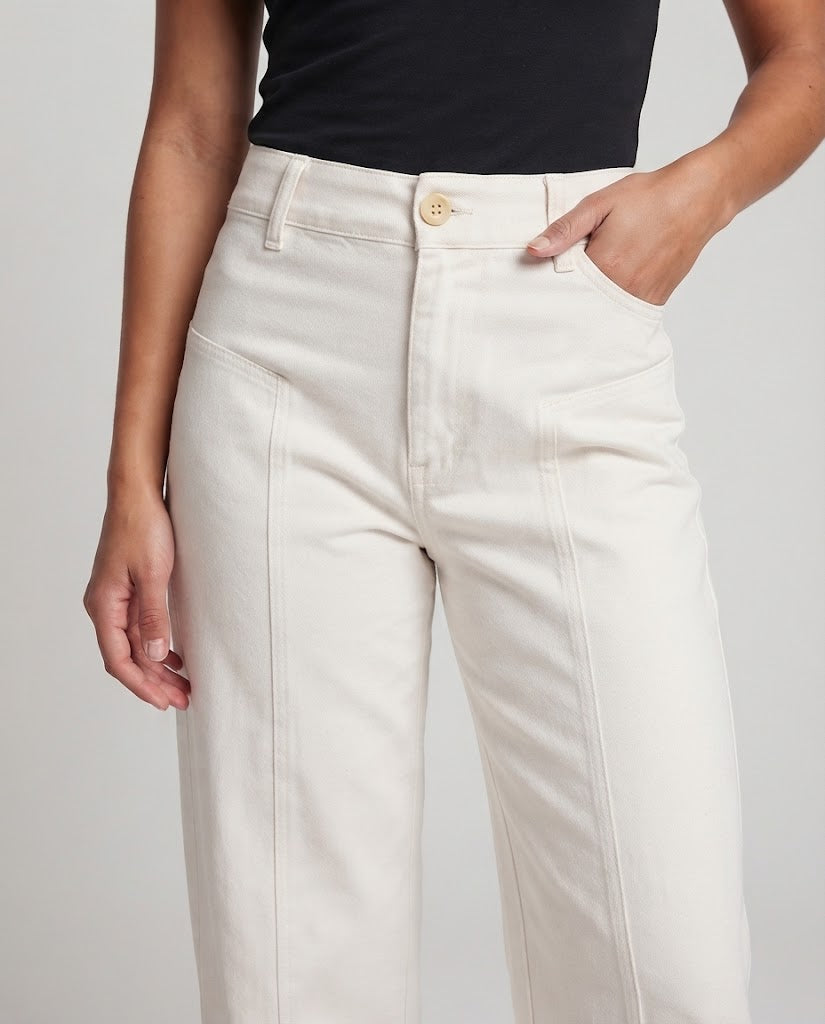 Ladies' ultra-modern cut fabric trousers Shop Velvia