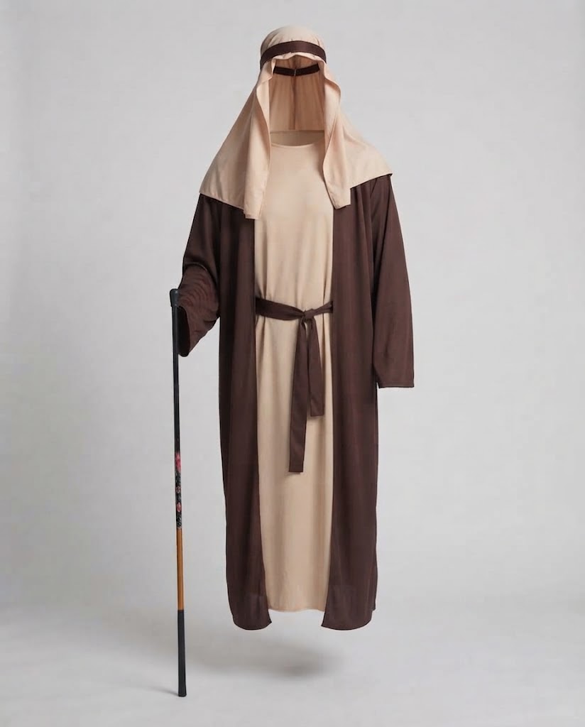 Men's traditional biblical garment with detailed Shop Velvia cloak Shop Velvia