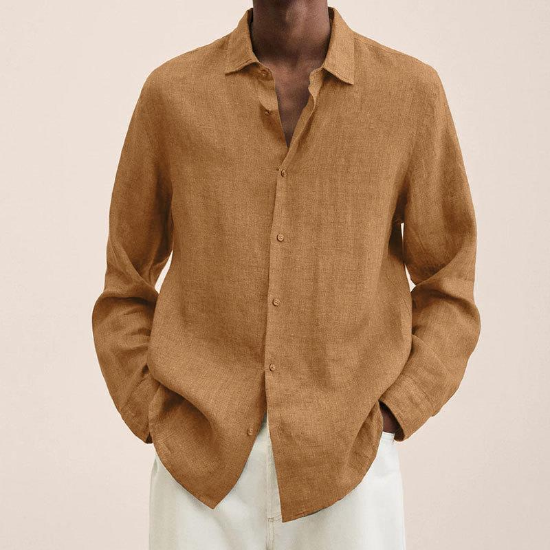 Shop Velvia | Elegant Linen Shirt For Men