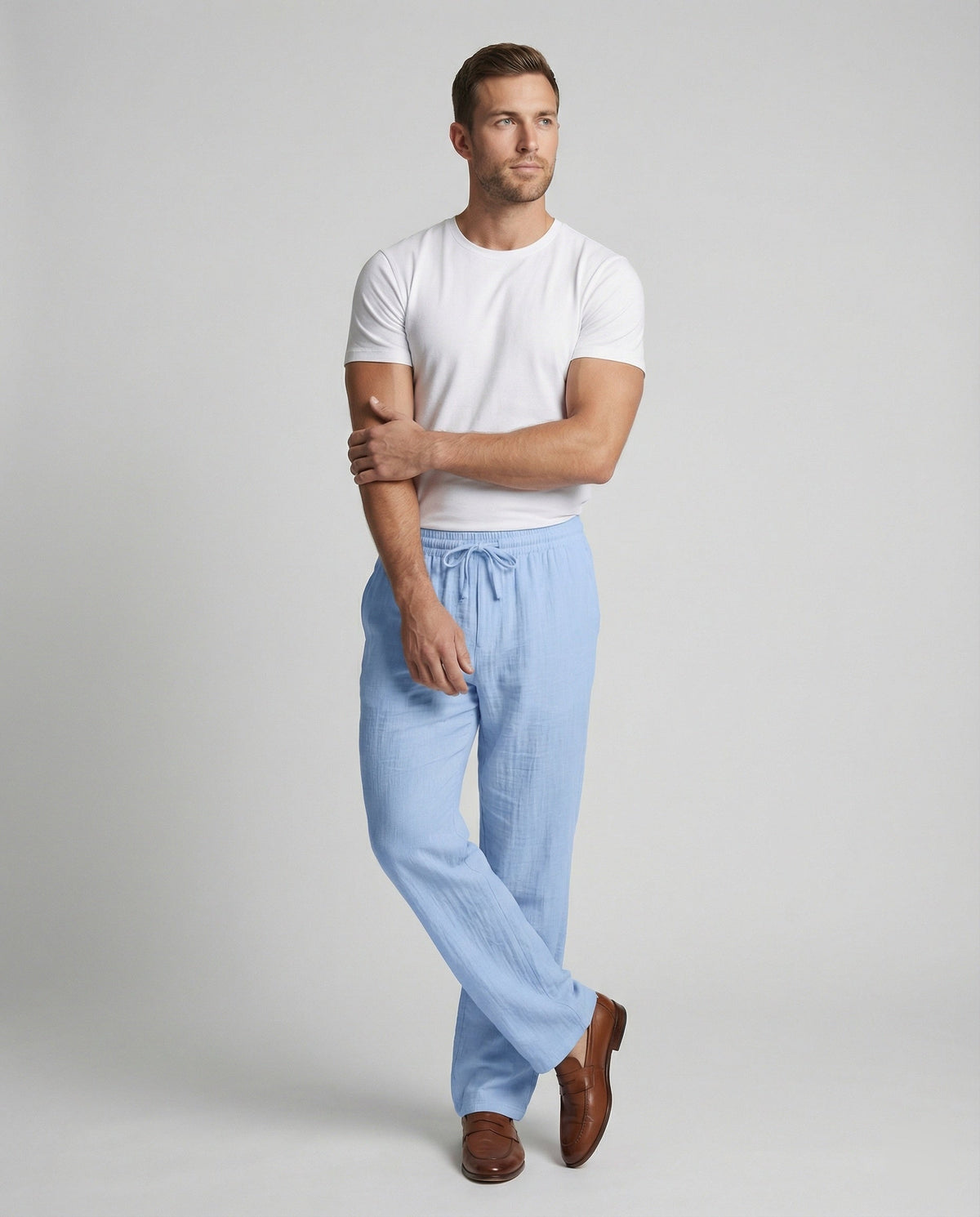 Men's Casual Linen Pants Shop Velvia