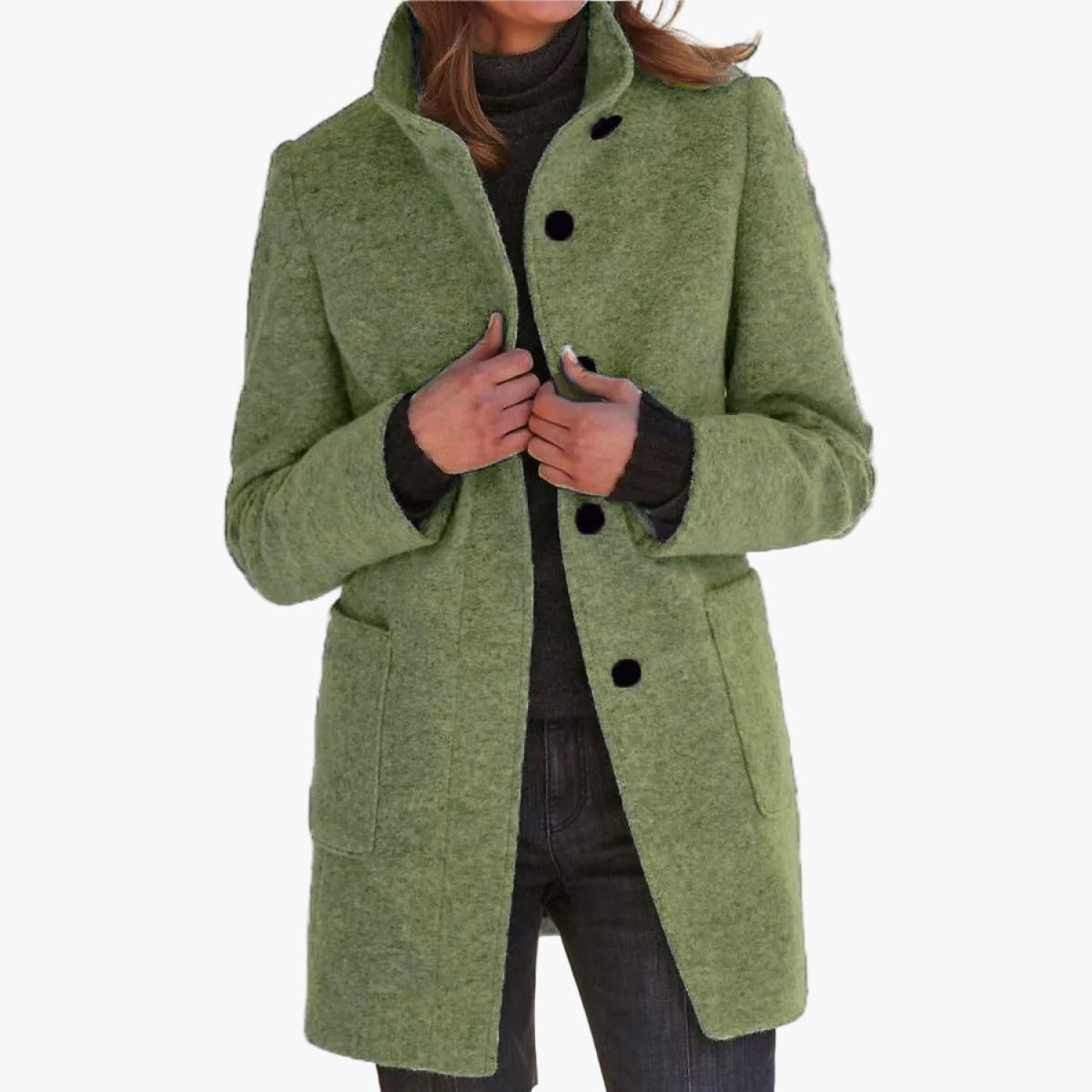 Shop Velvia | Short Coat Modern Elegant Transitional Jacket for Everyday & Work