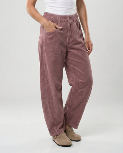 Women's Cord Trousers Women's Wide High Waist