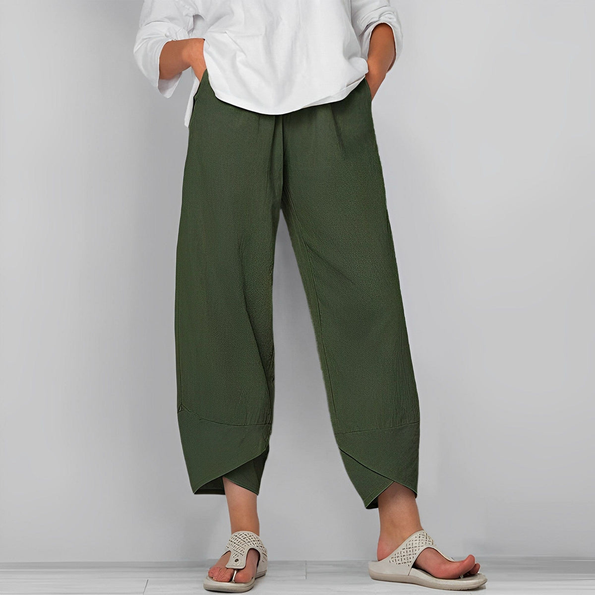 Shop Velvia | Casual Linen Pants for Women