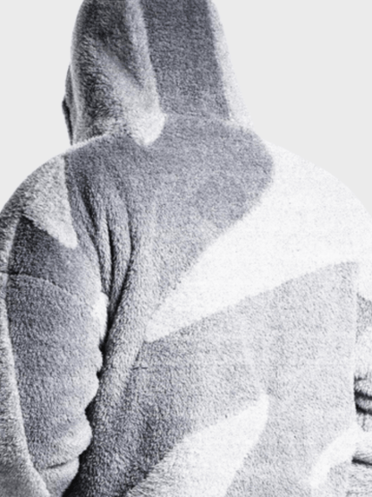 Shop Velvia | Men's Hooded Zip-Up Warm Fleece Jacket