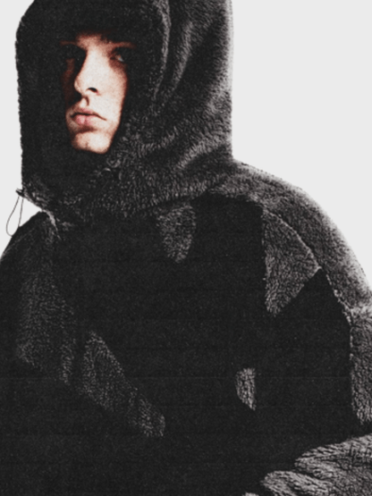 Shop Velvia | Men's Hooded Zip-Up Warm Fleece Jacket