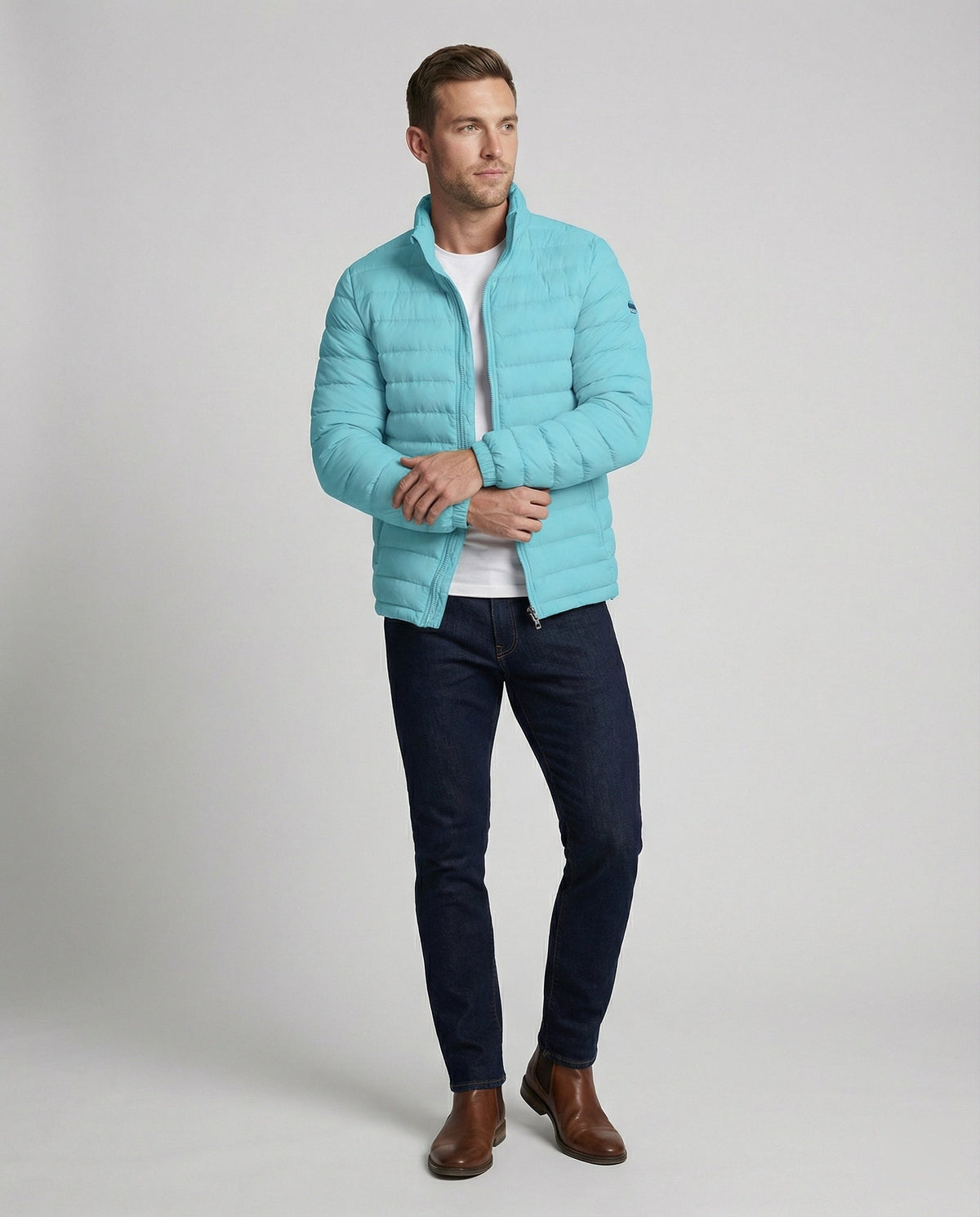 Shop Velvia | Men's Luxury Down Puffer Jacket - Warm & Stylish