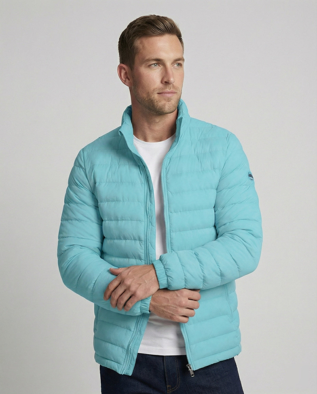 Shop Velvia | Men's Luxury Down Puffer Jacket - Warm & Stylish