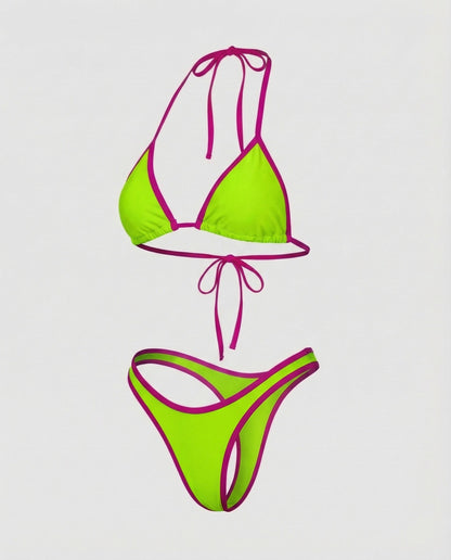 Women's Triangle Bikini Contouring Seams