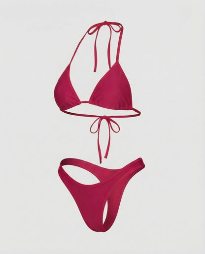 Women's Triangle Bikini Contouring Seams