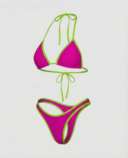 Women's Triangle Bikini Contouring Seams