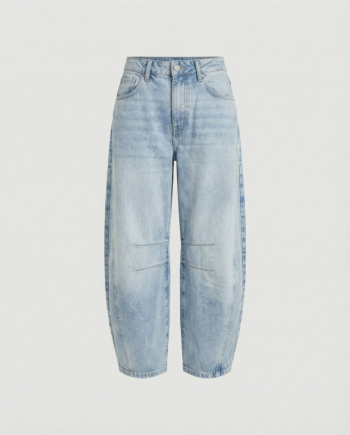 Shop Velvia | Mid Rise Barrel Jeans for Women