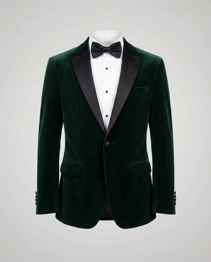 Shop Velvia | Men's Summer Jacket with Slim Fit and Contrasting Lapel