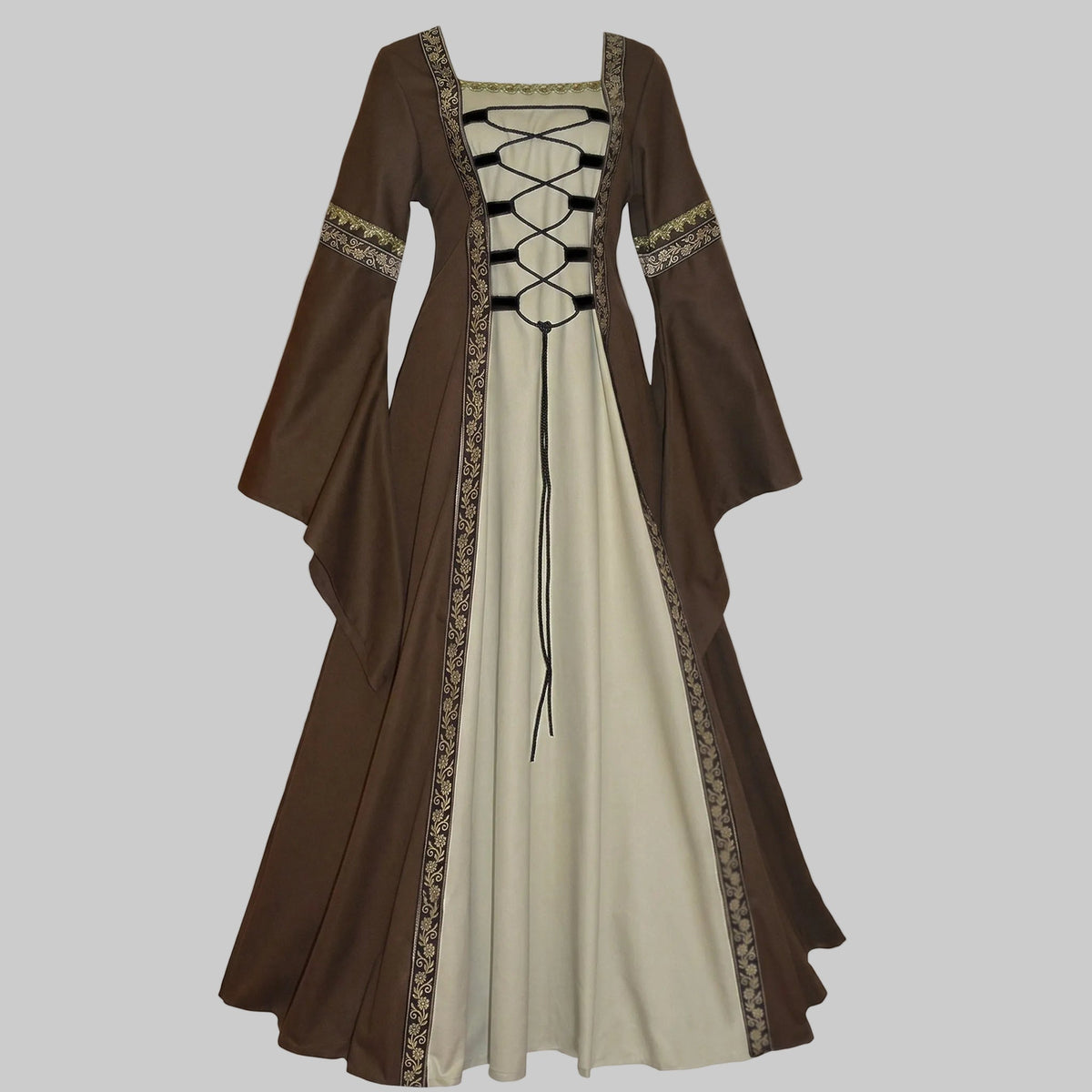 Women's historic fairy tale dress with elegant lacing design Shop Velvia