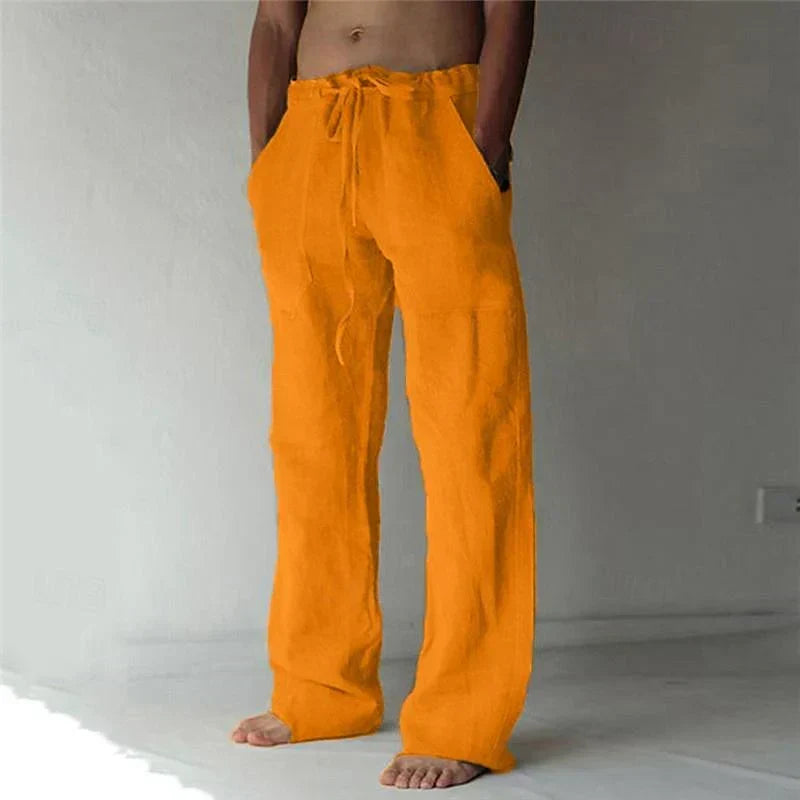 Shop Velvia | Men's Baggy Linen Pants