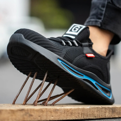 Orthopedic safety shoes with steel toe
