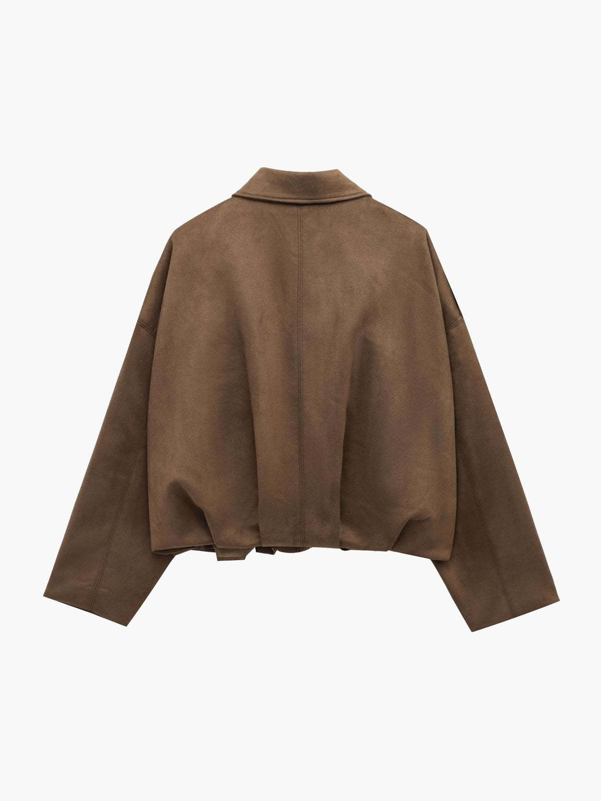 Shop Velvia | Suede Bomber Jacket