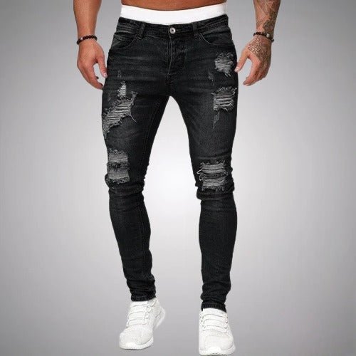 Shop Velvia | Stretchable Ripped Jeans for Men