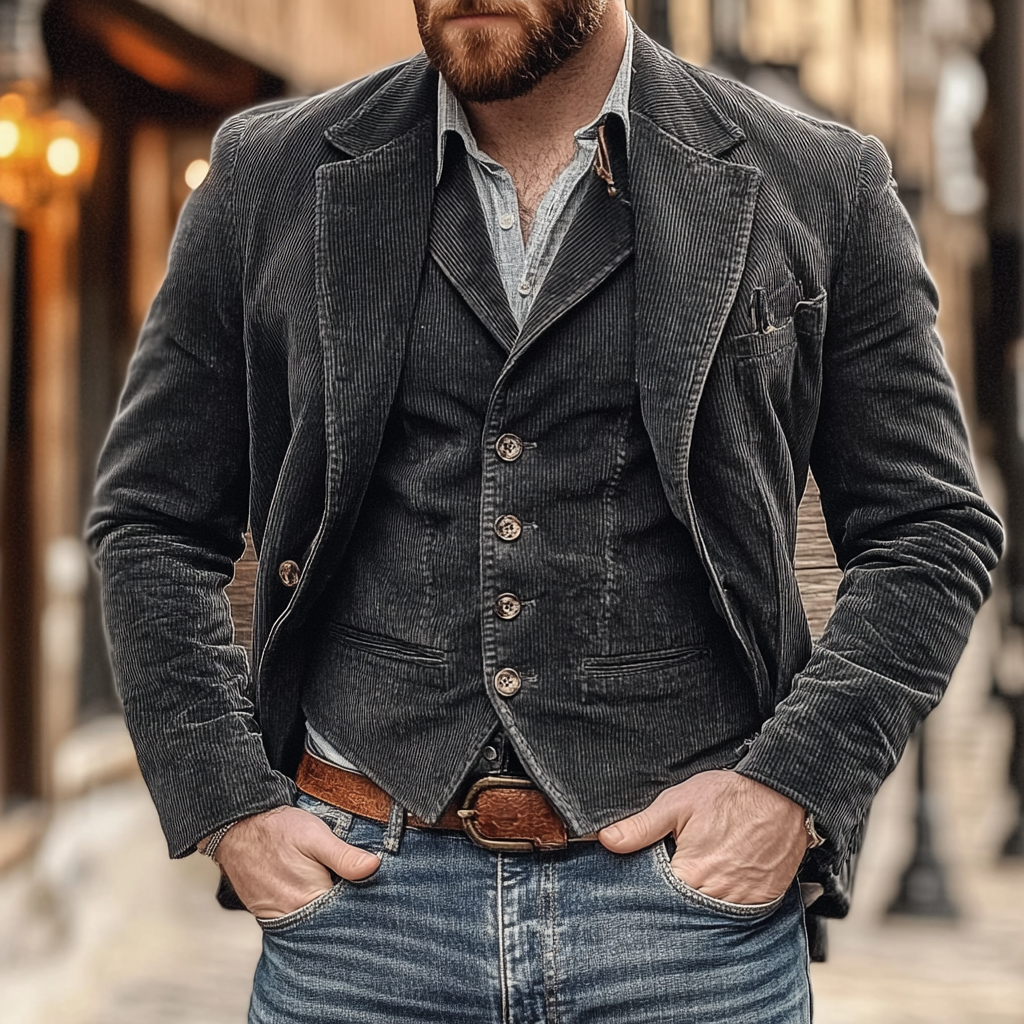 Shop Velvia | Vintage Jacket and Vest Set