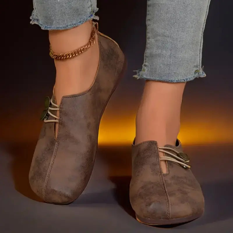 Shop Velvia | Elegant Ergonomic Flat Shoes with Soft Sole