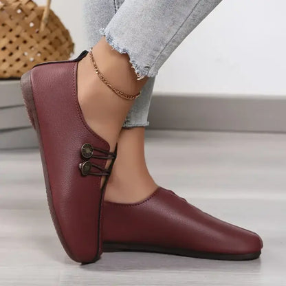 Shop Velvia | Elegant Ergonomic Flat Shoes with Soft Sole
