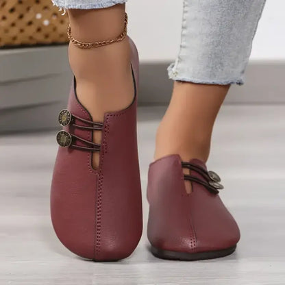 Shop Velvia | Elegant Ergonomic Flat Shoes with Soft Sole