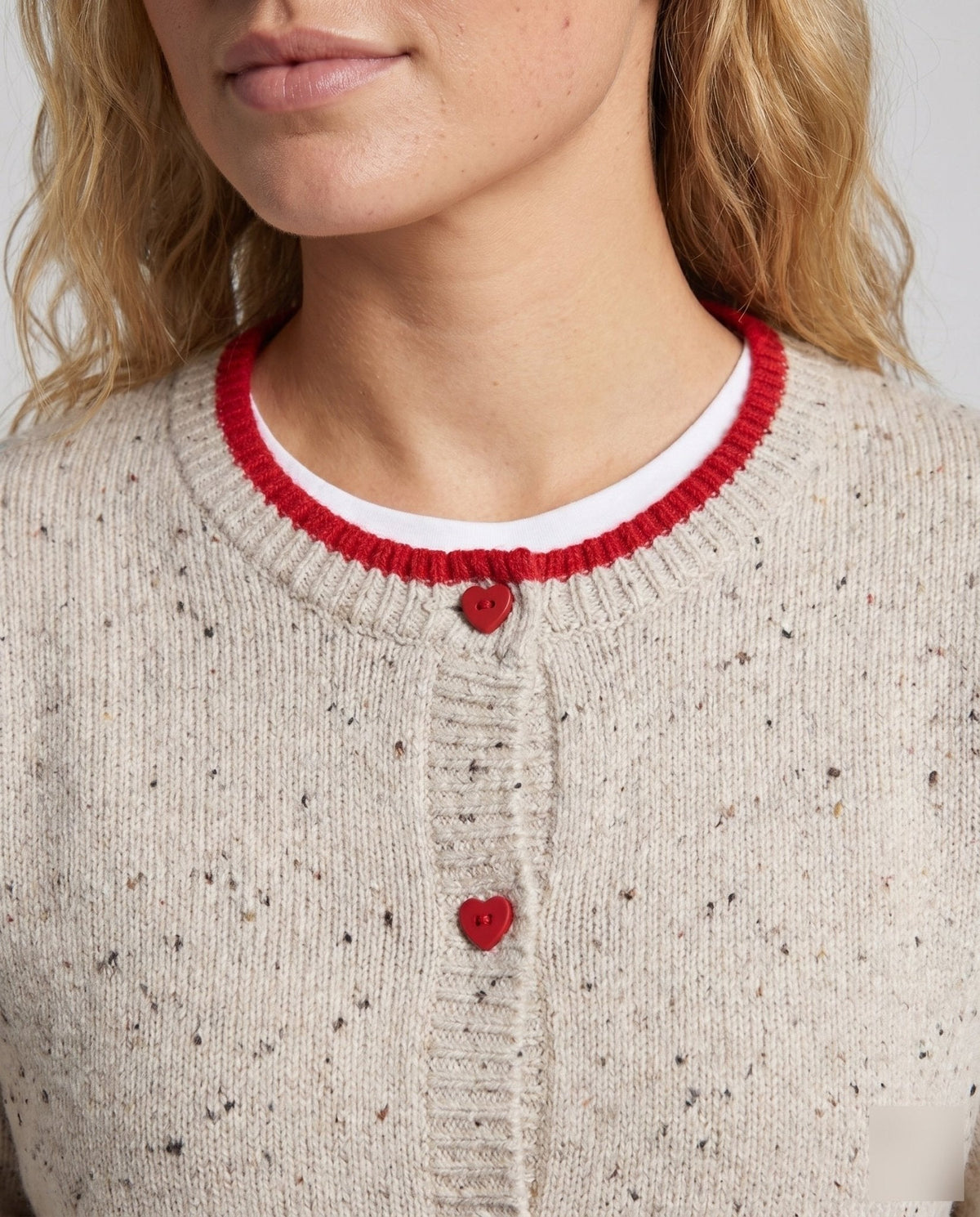 Women's cardigan with decorative button detail - Chichicherry