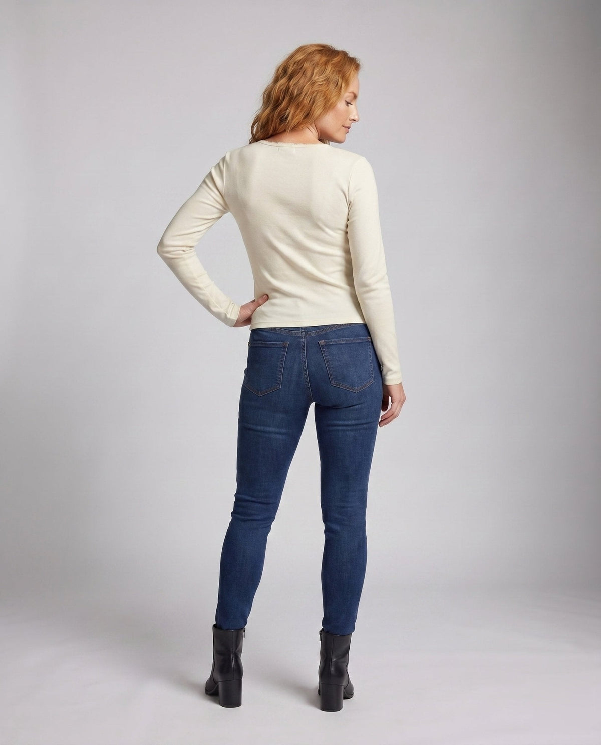 Women's Long Sleeve Blouse with Refined Button Details - Chichicherry