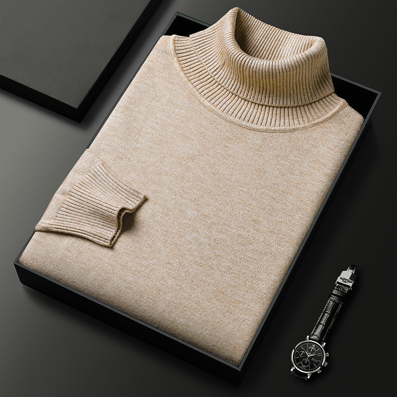 Stylish cashmere turtleneck sweater
