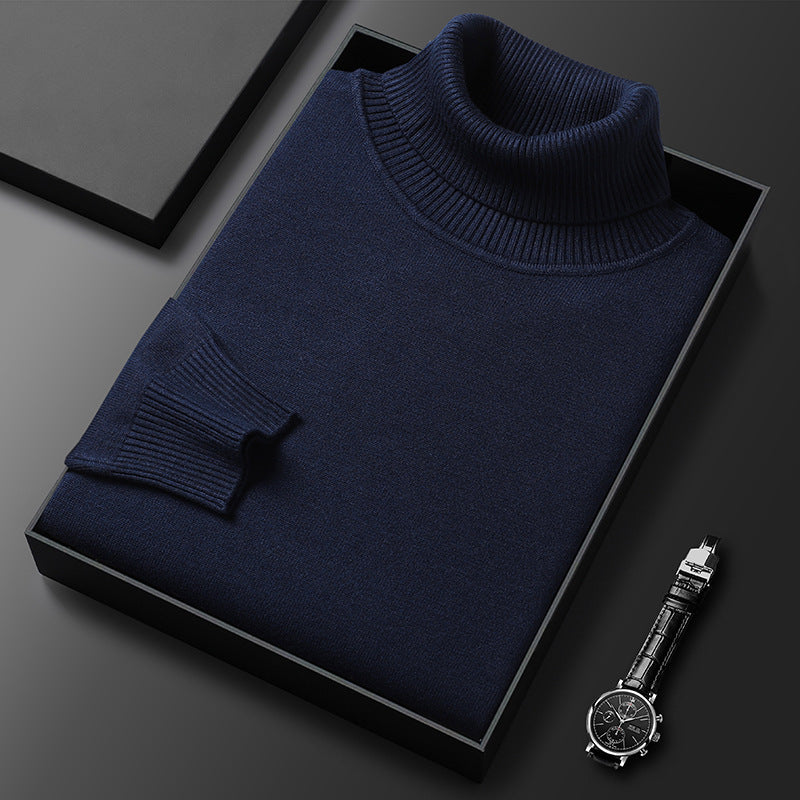 Stylish cashmere turtleneck sweater